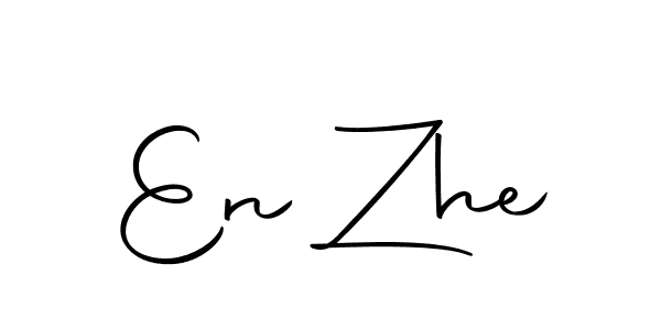 Design your own signature with our free online signature maker. With this signature software, you can create a handwritten (Autography-DOLnW) signature for name En Zhe. En Zhe signature style 10 images and pictures png