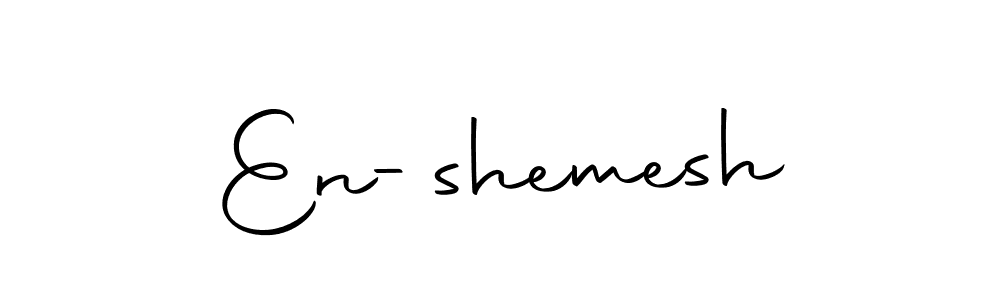 Similarly Autography-DOLnW is the best handwritten signature design. Signature creator online .You can use it as an online autograph creator for name En-shemesh. En-shemesh signature style 10 images and pictures png