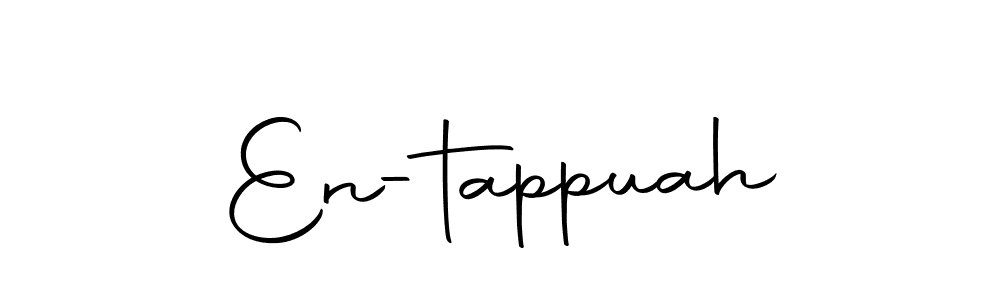 You should practise on your own different ways (Autography-DOLnW) to write your name (En-tappuah) in signature. don't let someone else do it for you. En-tappuah signature style 10 images and pictures png