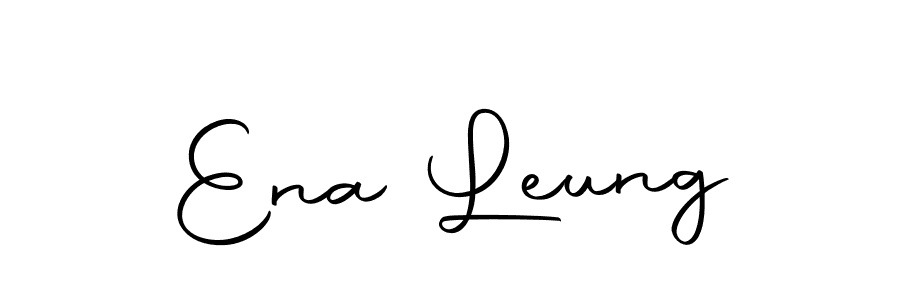 Use a signature maker to create a handwritten signature online. With this signature software, you can design (Autography-DOLnW) your own signature for name Ena Leung. Ena Leung signature style 10 images and pictures png