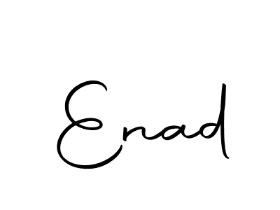 You should practise on your own different ways (Autography-DOLnW) to write your name (Enad) in signature. don't let someone else do it for you. Enad signature style 10 images and pictures png