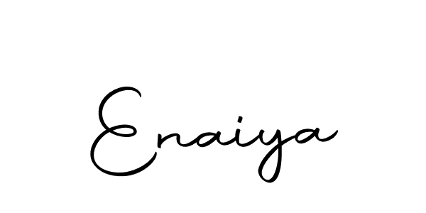 Design your own signature with our free online signature maker. With this signature software, you can create a handwritten (Autography-DOLnW) signature for name Enaiya. Enaiya signature style 10 images and pictures png