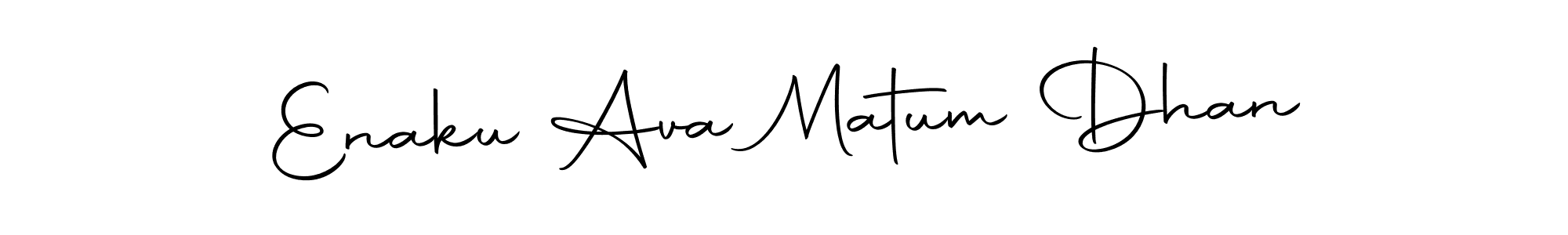 Create a beautiful signature design for name Enaku Ava Matum Dhan. With this signature (Autography-DOLnW) fonts, you can make a handwritten signature for free. Enaku Ava Matum Dhan signature style 10 images and pictures png