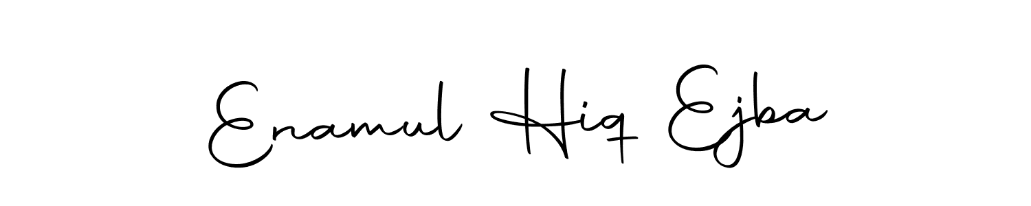 if you are searching for the best signature style for your name Enamul Hiq Ejba. so please give up your signature search. here we have designed multiple signature styles  using Autography-DOLnW. Enamul Hiq Ejba signature style 10 images and pictures png