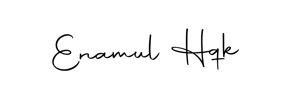 Enamul Hqk stylish signature style. Best Handwritten Sign (Autography-DOLnW) for my name. Handwritten Signature Collection Ideas for my name Enamul Hqk. Enamul Hqk signature style 10 images and pictures png