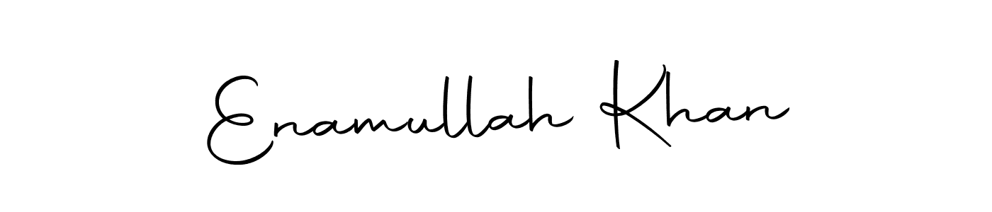 Make a beautiful signature design for name Enamullah Khan. With this signature (Autography-DOLnW) style, you can create a handwritten signature for free. Enamullah Khan signature style 10 images and pictures png