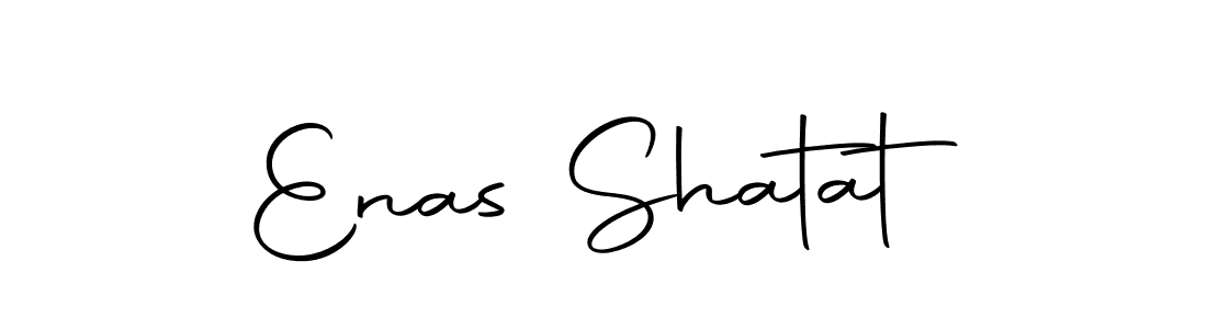 Create a beautiful signature design for name Enas Shatat. With this signature (Autography-DOLnW) fonts, you can make a handwritten signature for free. Enas Shatat signature style 10 images and pictures png