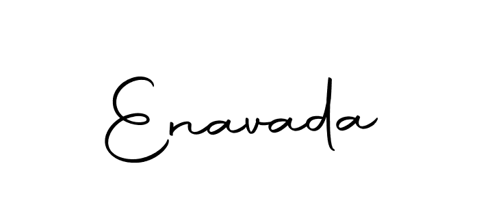 Make a beautiful signature design for name Enavada. With this signature (Autography-DOLnW) style, you can create a handwritten signature for free. Enavada signature style 10 images and pictures png