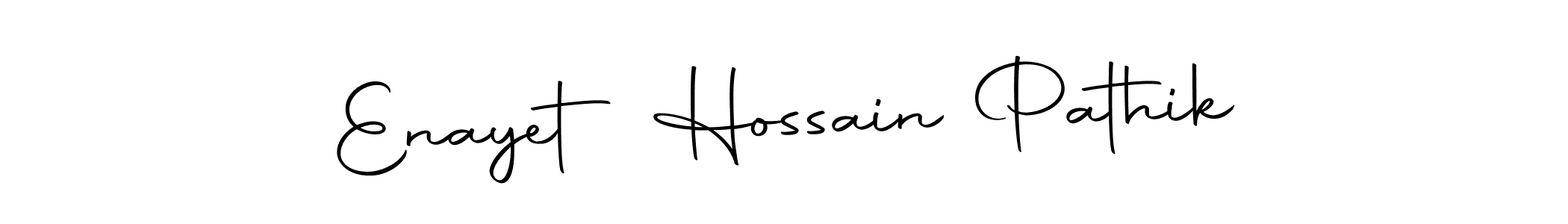 How to make Enayet Hossain Pathik signature? Autography-DOLnW is a professional autograph style. Create handwritten signature for Enayet Hossain Pathik name. Enayet Hossain Pathik signature style 10 images and pictures png