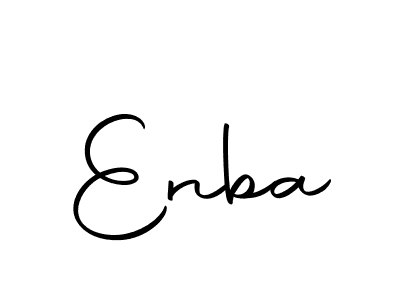 Create a beautiful signature design for name Enba. With this signature (Autography-DOLnW) fonts, you can make a handwritten signature for free. Enba signature style 10 images and pictures png