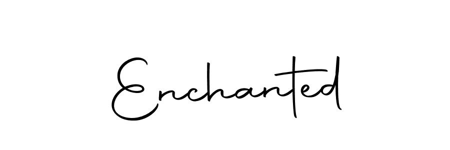 Also we have Enchanted name is the best signature style. Create professional handwritten signature collection using Autography-DOLnW autograph style. Enchanted signature style 10 images and pictures png