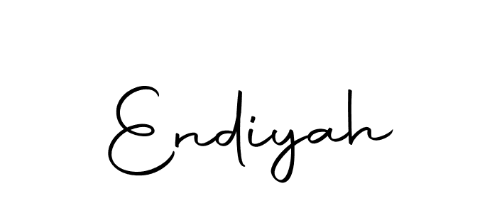 Design your own signature with our free online signature maker. With this signature software, you can create a handwritten (Autography-DOLnW) signature for name Endiyah. Endiyah signature style 10 images and pictures png