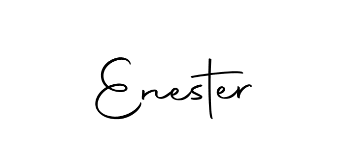 You should practise on your own different ways (Autography-DOLnW) to write your name (Enester) in signature. don't let someone else do it for you. Enester signature style 10 images and pictures png