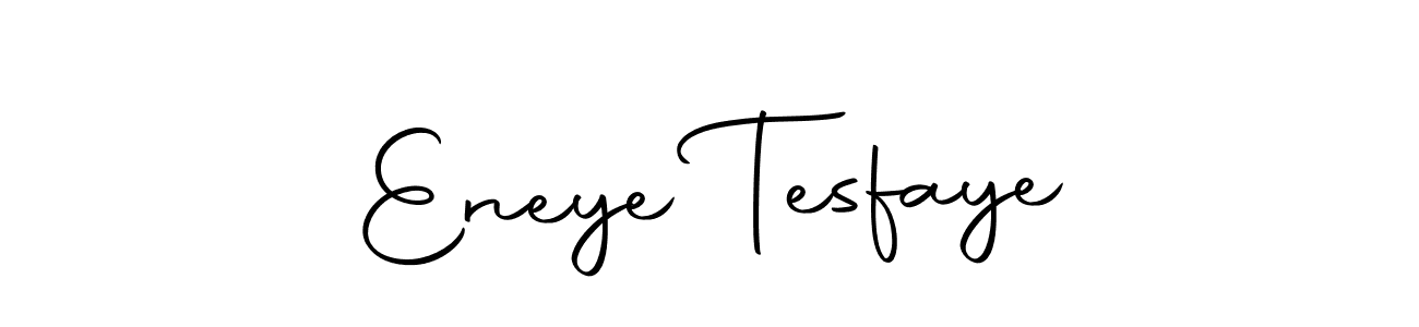 Create a beautiful signature design for name Eneye Tesfaye. With this signature (Autography-DOLnW) fonts, you can make a handwritten signature for free. Eneye Tesfaye signature style 10 images and pictures png