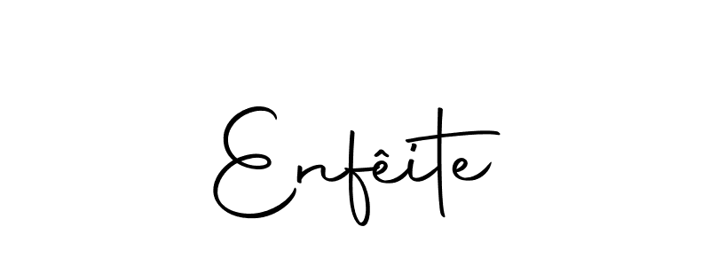 Design your own signature with our free online signature maker. With this signature software, you can create a handwritten (Autography-DOLnW) signature for name Enfêite. Enfêite signature style 10 images and pictures png