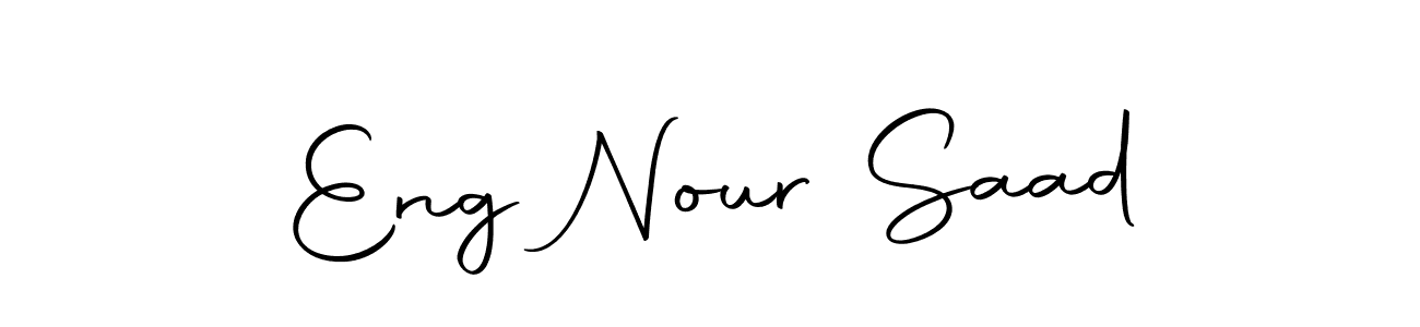 Also You can easily find your signature by using the search form. We will create Eng Nour Saad name handwritten signature images for you free of cost using Autography-DOLnW sign style. Eng Nour Saad signature style 10 images and pictures png