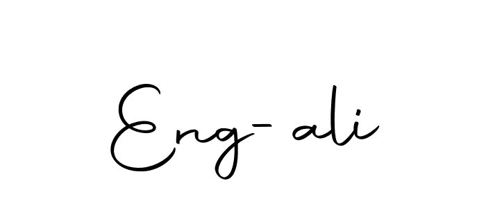 Design your own signature with our free online signature maker. With this signature software, you can create a handwritten (Autography-DOLnW) signature for name Eng-ali. Eng-ali signature style 10 images and pictures png