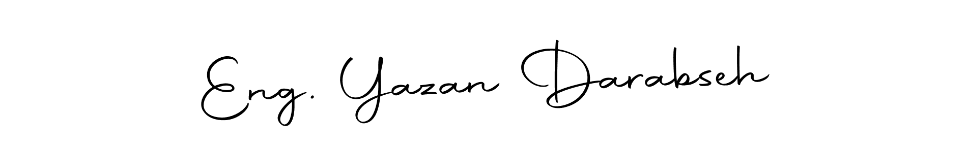 Use a signature maker to create a handwritten signature online. With this signature software, you can design (Autography-DOLnW) your own signature for name Eng. Yazan Darabseh. Eng. Yazan Darabseh signature style 10 images and pictures png