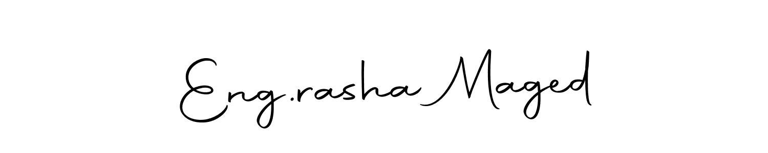 The best way (Autography-DOLnW) to make a short signature is to pick only two or three words in your name. The name Eng.rasha Maged include a total of six letters. For converting this name. Eng.rasha Maged signature style 10 images and pictures png