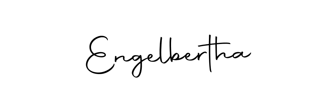 Create a beautiful signature design for name Engelbertha. With this signature (Autography-DOLnW) fonts, you can make a handwritten signature for free. Engelbertha signature style 10 images and pictures png