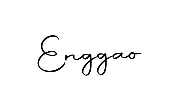 Design your own signature with our free online signature maker. With this signature software, you can create a handwritten (Autography-DOLnW) signature for name Enggao. Enggao signature style 10 images and pictures png
