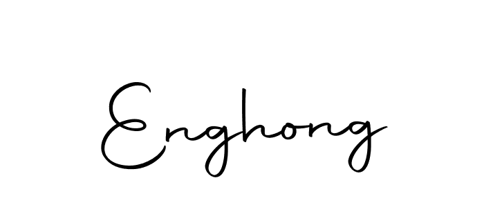The best way (Autography-DOLnW) to make a short signature is to pick only two or three words in your name. The name Enghong include a total of six letters. For converting this name. Enghong signature style 10 images and pictures png