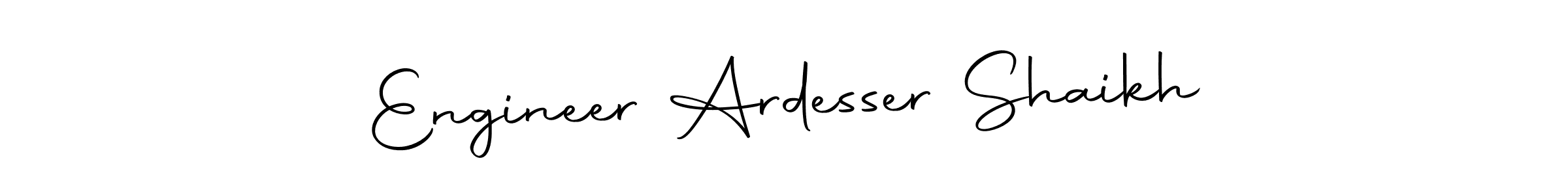 You should practise on your own different ways (Autography-DOLnW) to write your name (Engineer Ardesser Shaikh) in signature. don't let someone else do it for you. Engineer Ardesser Shaikh signature style 10 images and pictures png