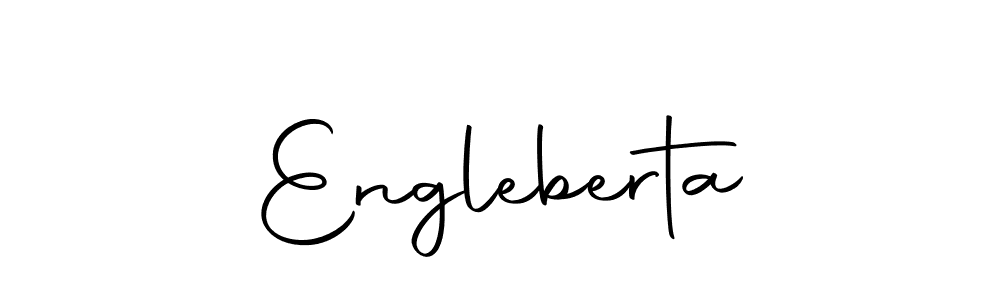 Create a beautiful signature design for name Engleberta. With this signature (Autography-DOLnW) fonts, you can make a handwritten signature for free. Engleberta signature style 10 images and pictures png