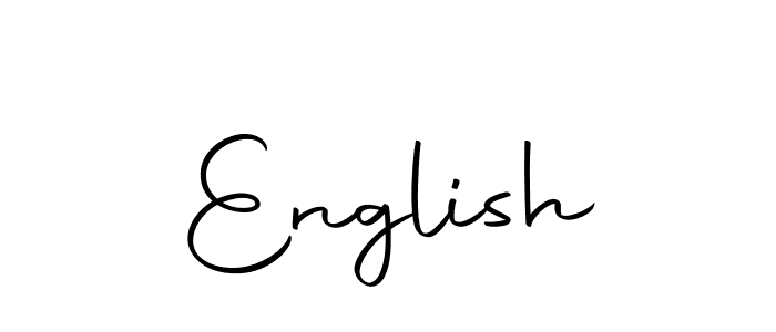 You can use this online signature creator to create a handwritten signature for the name English. This is the best online autograph maker. English signature style 10 images and pictures png