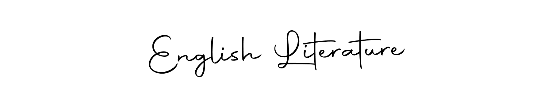 It looks lik you need a new signature style for name English Literature. Design unique handwritten (Autography-DOLnW) signature with our free signature maker in just a few clicks. English Literature signature style 10 images and pictures png