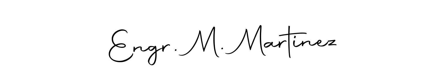 You can use this online signature creator to create a handwritten signature for the name Engr. M. Martinez. This is the best online autograph maker. Engr. M. Martinez signature style 10 images and pictures png