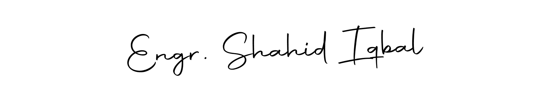 It looks lik you need a new signature style for name Engr. Shahid Iqbal. Design unique handwritten (Autography-DOLnW) signature with our free signature maker in just a few clicks. Engr. Shahid Iqbal signature style 10 images and pictures png