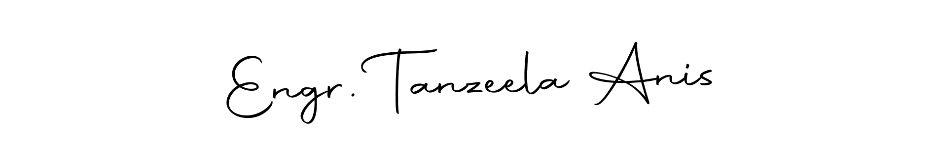 You should practise on your own different ways (Autography-DOLnW) to write your name (Engr. Tanzeela Anis) in signature. don't let someone else do it for you. Engr. Tanzeela Anis signature style 10 images and pictures png