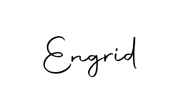 How to make Engrid name signature. Use Autography-DOLnW style for creating short signs online. This is the latest handwritten sign. Engrid signature style 10 images and pictures png