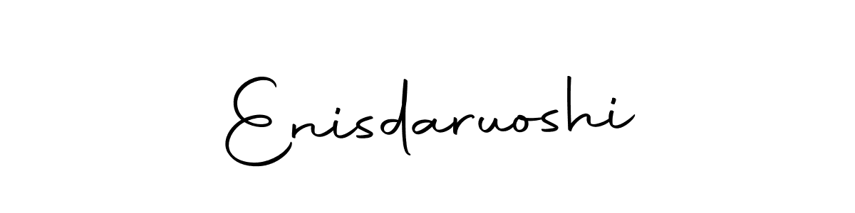 How to make Enisdaruoshi signature? Autography-DOLnW is a professional autograph style. Create handwritten signature for Enisdaruoshi name. Enisdaruoshi signature style 10 images and pictures png