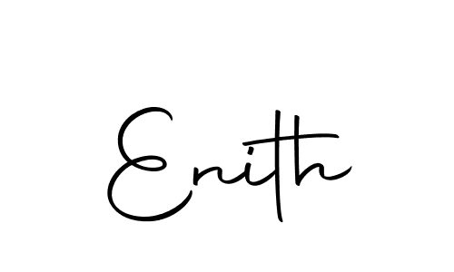Enith stylish signature style. Best Handwritten Sign (Autography-DOLnW) for my name. Handwritten Signature Collection Ideas for my name Enith. Enith signature style 10 images and pictures png
