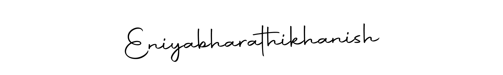 Eniyabharathikhanish stylish signature style. Best Handwritten Sign (Autography-DOLnW) for my name. Handwritten Signature Collection Ideas for my name Eniyabharathikhanish. Eniyabharathikhanish signature style 10 images and pictures png
