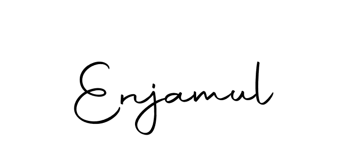 You can use this online signature creator to create a handwritten signature for the name Enjamul. This is the best online autograph maker. Enjamul signature style 10 images and pictures png