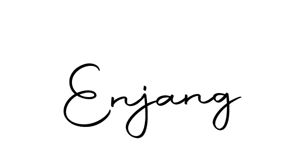 Similarly Autography-DOLnW is the best handwritten signature design. Signature creator online .You can use it as an online autograph creator for name Enjang. Enjang signature style 10 images and pictures png