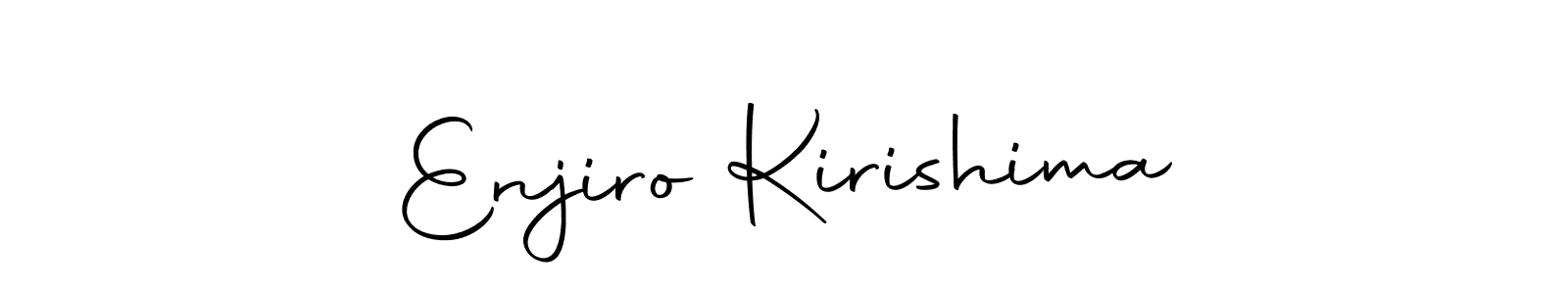 Make a beautiful signature design for name Enjiro Kirishima. With this signature (Autography-DOLnW) style, you can create a handwritten signature for free. Enjiro Kirishima signature style 10 images and pictures png