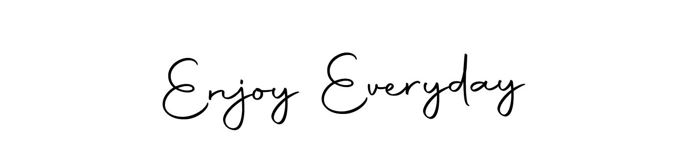 It looks lik you need a new signature style for name Enjoy Everyday. Design unique handwritten (Autography-DOLnW) signature with our free signature maker in just a few clicks. Enjoy Everyday signature style 10 images and pictures png