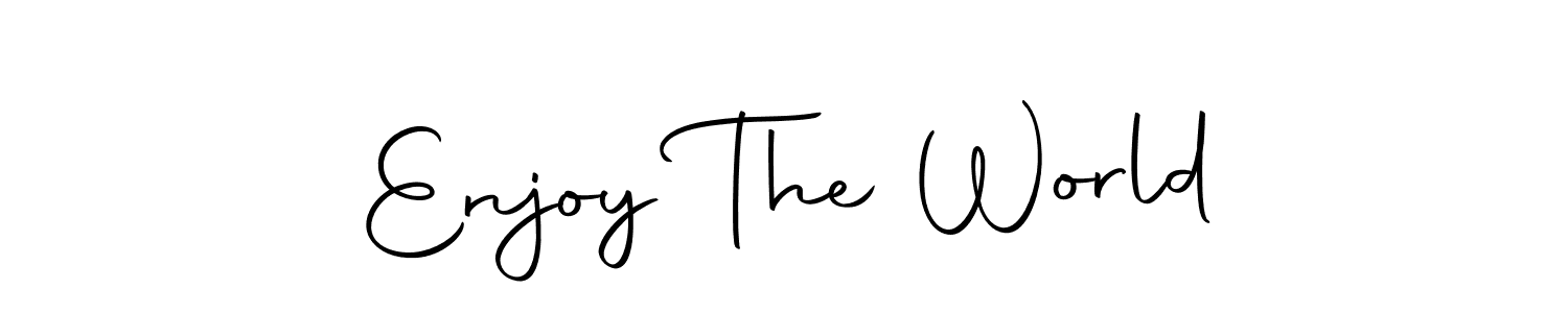 Check out images of Autograph of Enjoy The World name. Actor Enjoy The World Signature Style. Autography-DOLnW is a professional sign style online. Enjoy The World signature style 10 images and pictures png