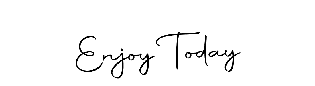 Similarly Autography-DOLnW is the best handwritten signature design. Signature creator online .You can use it as an online autograph creator for name Enjoy Today. Enjoy Today signature style 10 images and pictures png