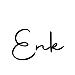 You should practise on your own different ways (Autography-DOLnW) to write your name (Enk) in signature. don't let someone else do it for you. Enk signature style 10 images and pictures png