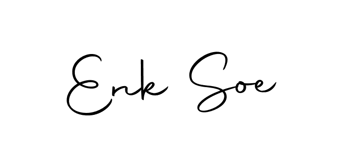 How to make Enk Soe name signature. Use Autography-DOLnW style for creating short signs online. This is the latest handwritten sign. Enk Soe signature style 10 images and pictures png