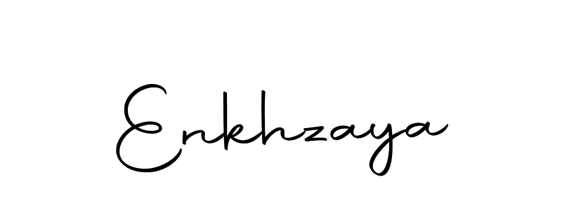 Create a beautiful signature design for name Enkhzaya. With this signature (Autography-DOLnW) fonts, you can make a handwritten signature for free. Enkhzaya signature style 10 images and pictures png