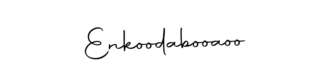 Make a short Enkoodabooaoo signature style. Manage your documents anywhere anytime using Autography-DOLnW. Create and add eSignatures, submit forms, share and send files easily. Enkoodabooaoo signature style 10 images and pictures png