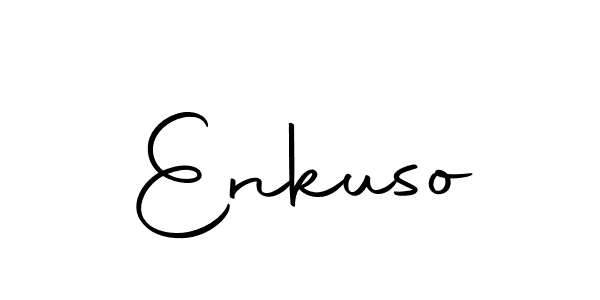 Here are the top 10 professional signature styles for the name Enkuso. These are the best autograph styles you can use for your name. Enkuso signature style 10 images and pictures png