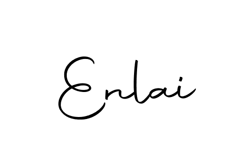 How to make Enlai name signature. Use Autography-DOLnW style for creating short signs online. This is the latest handwritten sign. Enlai signature style 10 images and pictures png