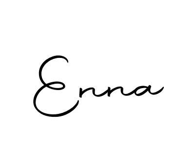 Enna stylish signature style. Best Handwritten Sign (Autography-DOLnW) for my name. Handwritten Signature Collection Ideas for my name Enna. Enna signature style 10 images and pictures png